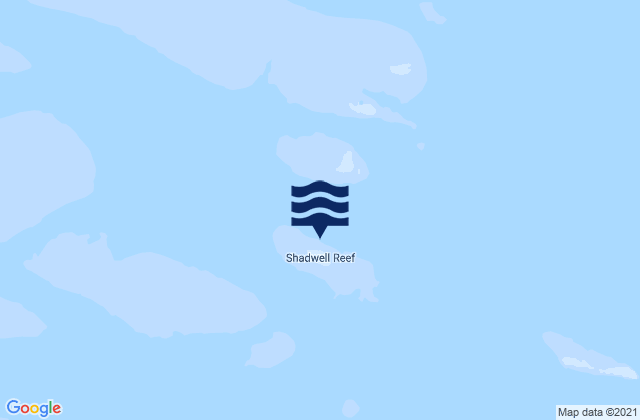 Shadwell Reef, Australiaの潮見表地図