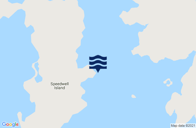 Shag Point, Falkland Islandsの潮見表地図
