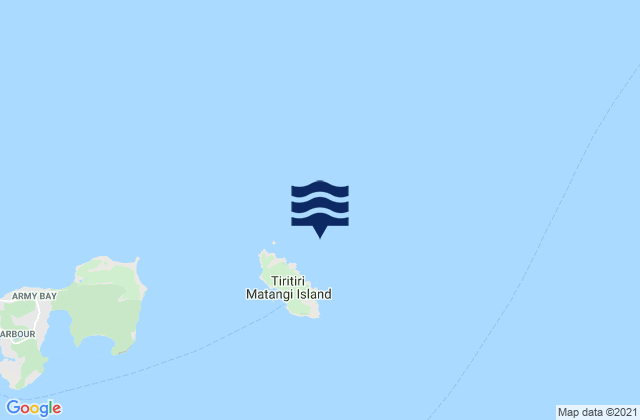 Shag Rock, New Zealandの潮見表地図