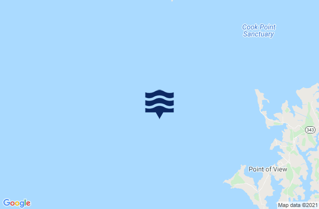 Sharp Island Lt. 2.3 n.mi. SE of, United Statesの潮見表地図