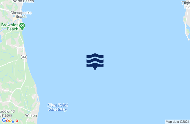 Sharp Island Lt. 3.4 n.mi. west of, United Statesの潮見表地図