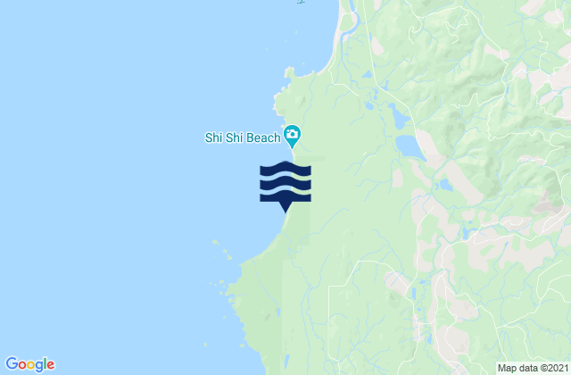 Shi-Shi Beach, United Statesの潮見表地図