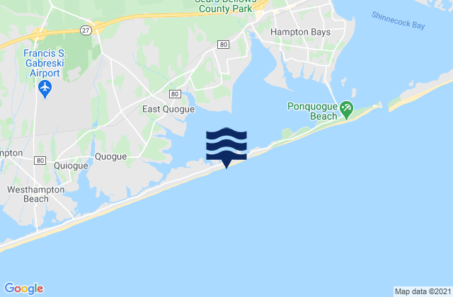 Shinnecock Yacht Club (Penniman Creek), United Statesの潮見表地図
