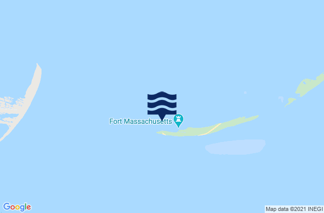 Ship Island Pass, United Statesの潮見表地図