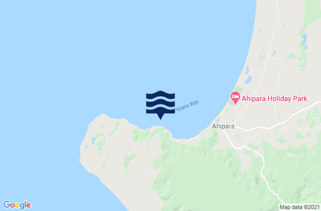 Shipwreck Bay, New Zealandの潮見表地図