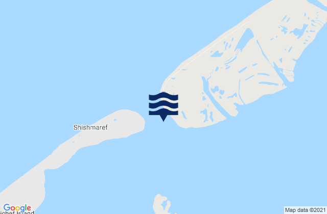 Shishmaref Inlet 2, United Statesの潮見表地図