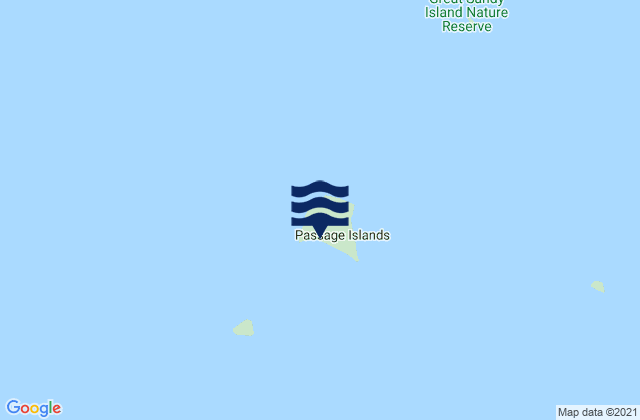 Sholl Island, Australiaの潮見表地図