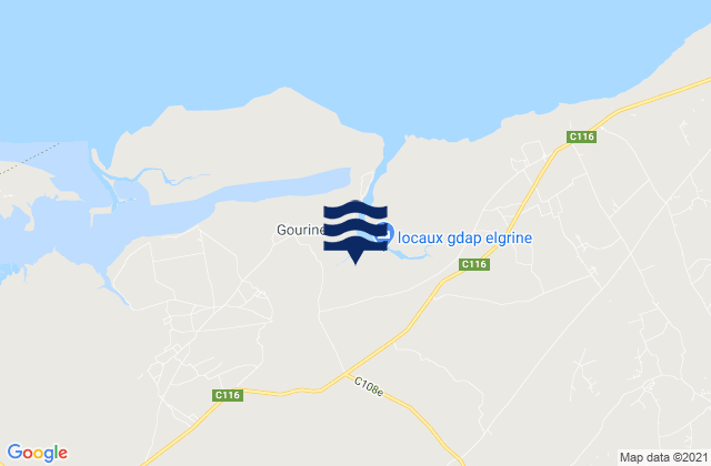 Sidi Makhlouf, Tunisiaの潮見表地図