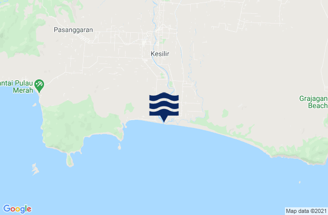 Sidorukun, Indonesiaの潮見表地図