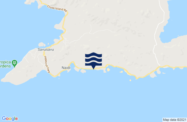 SigaSiga Sands Resort, Fijiの潮見表地図