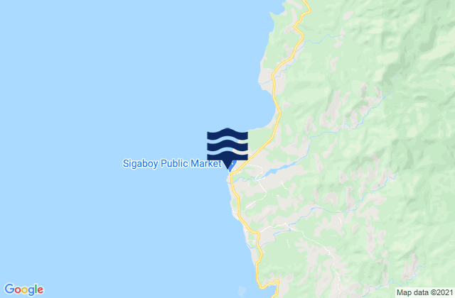 Sigaboy, Philippinesの潮見表地図