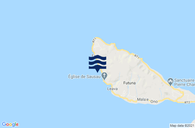 Sigave, Wallis and Futunaの潮見表地図