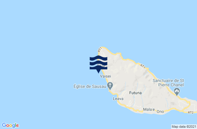 Sigave, Wallis and Futunaの潮見表地図