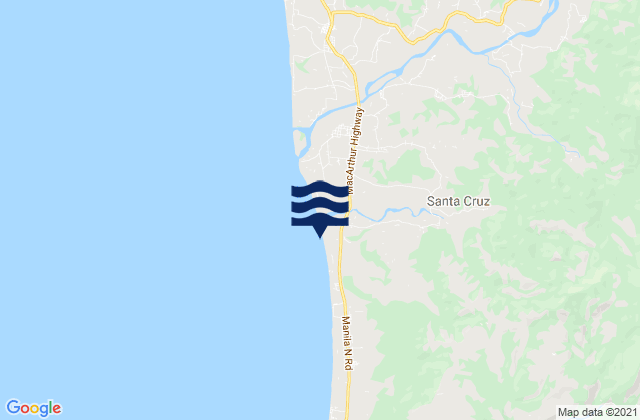 Sigay, Philippinesの潮見表地図