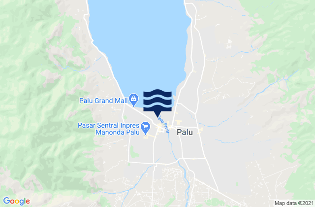 Sigi Biromaru, Indonesiaの潮見表地図