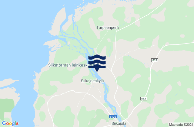 Siikajoki, Finlandの潮見表地図