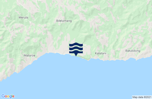 Silonang, Indonesiaの潮見表地図