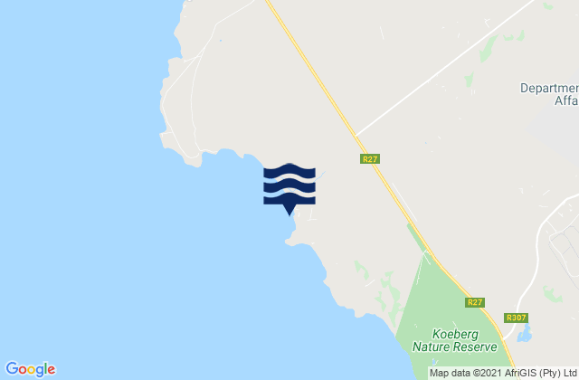 Silwerstroom, South Africaの潮見表地図