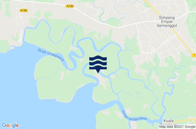 Simpang Empat, Malaysiaの潮見表地図