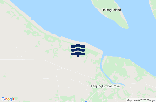 Simpangpasir, Indonesiaの潮見表地図