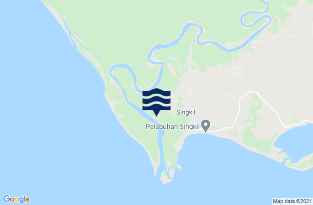 Singkil, Indonesiaの潮見表地図