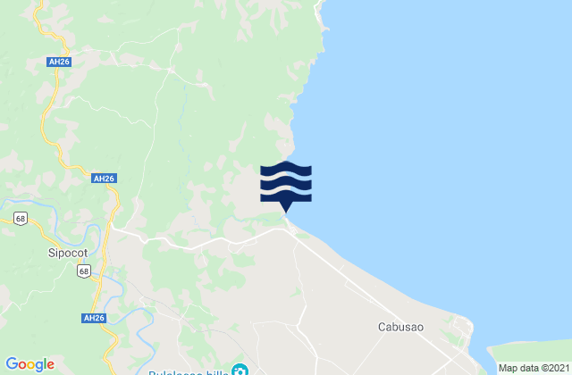 Sipocot, Philippinesの潮見表地図