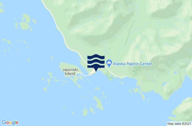 Sitka, United Statesの潮見表地図