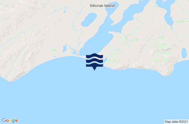 Sitkinak Lagoon, United Statesの潮見表地図