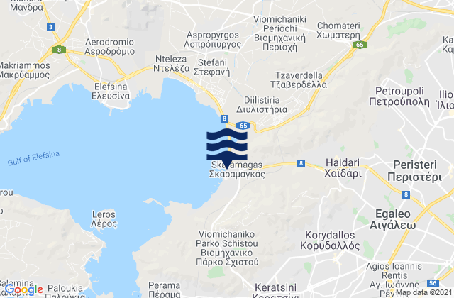 Skarmagkás, Greeceの潮見表地図