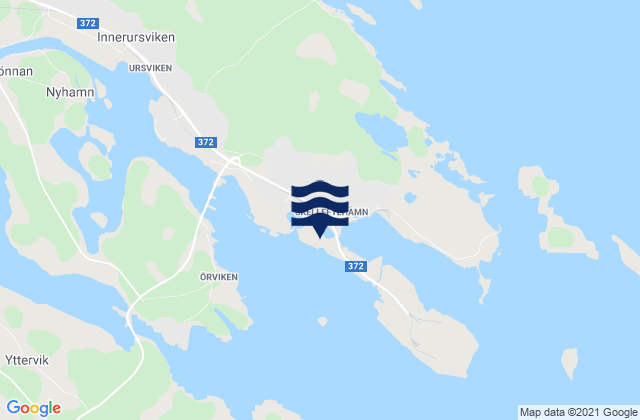 Skelleftehamn, Swedenの潮見表地図