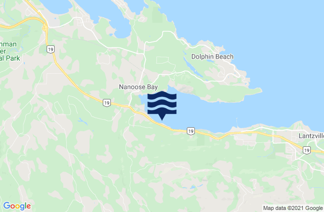 Skerry Bay, Canadaの潮見表地図