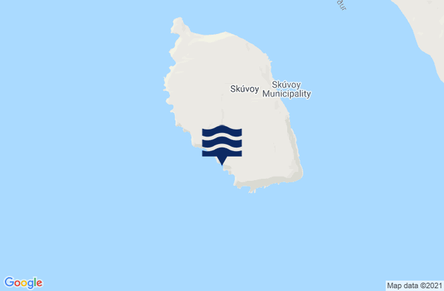 Skúvoy, Faroe Islandsの潮見表地図
