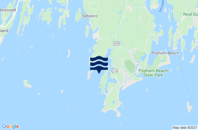 Small Point Harbor, United Statesの潮見表地図