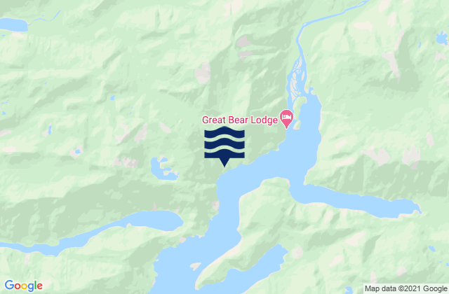 Smith Inlet, Canadaの潮見表地図