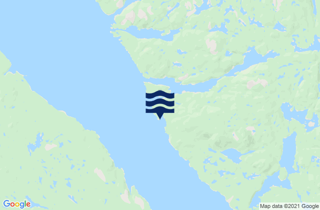 Smithers Island, Canadaの潮見表地図