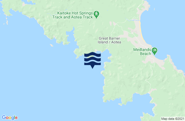 Smiths Bay, New Zealandの潮見表地図