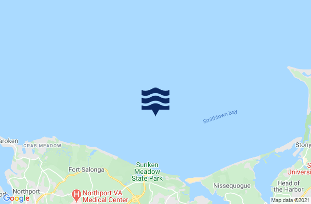 Smithtown Bay, United Statesの潮見表地図
