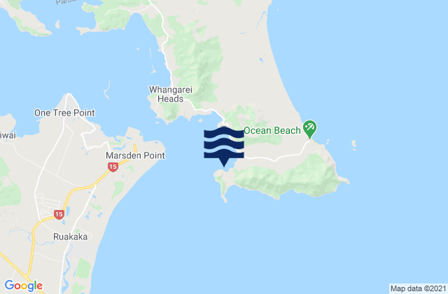 Smugglers Bay, New Zealandの潮見表地図