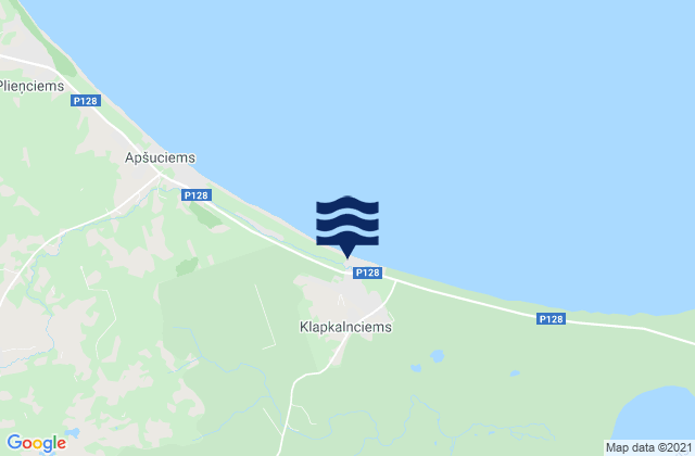 Smārde, Latviaの潮見表地図