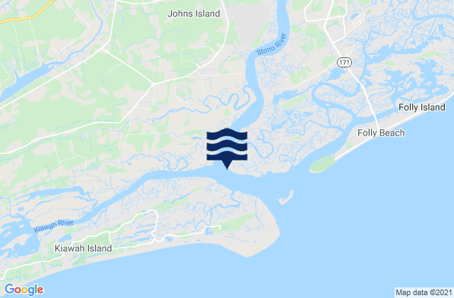 Snake Island, United Statesの潮見表地図