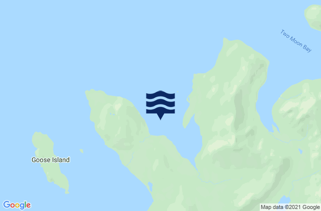 Snug Corner Cove (Port Fidalgo), United Statesの潮見表地図