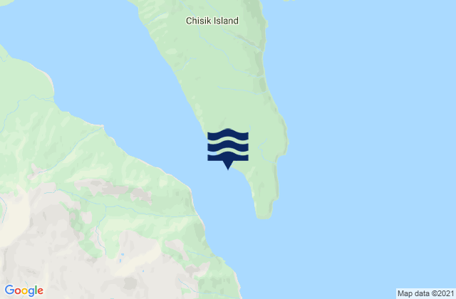 Snug Harbor Cook Inlet, United Statesの潮見表地図