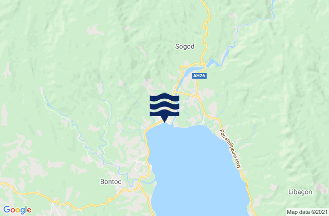 Sogod, Philippinesの潮見表地図