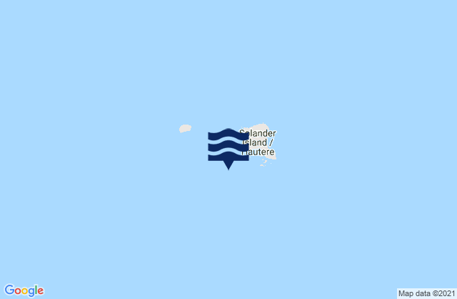 Solander Islands, New Zealandの潮見表地図