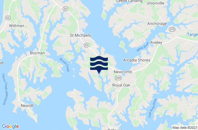 Solitude Creek, United Statesの潮見表地図