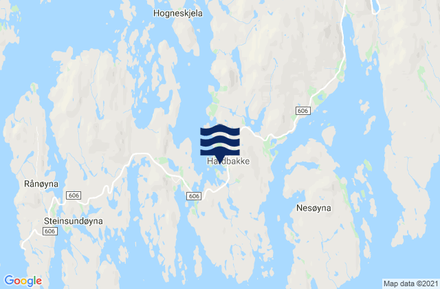 Solund, Norwayの潮見表地図