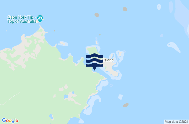 Somerset Bay, Australiaの潮見表地図