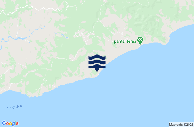 Sonraen, Indonesiaの潮見表地図