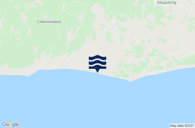 Sorongan, Indonesiaの潮見表地図