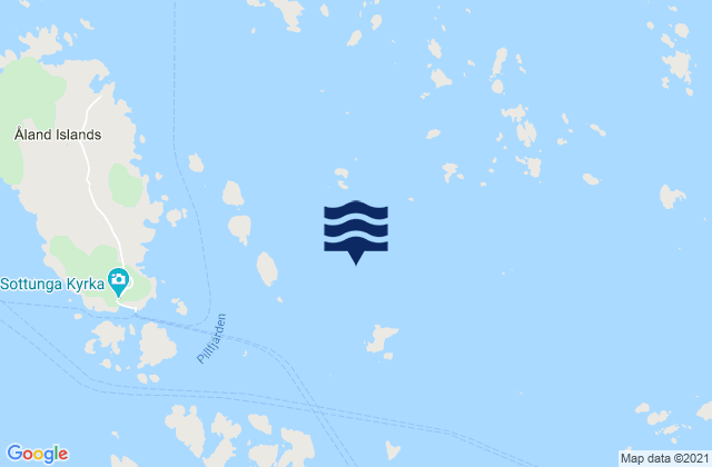 Sottunga, Aland Islandsの潮見表地図